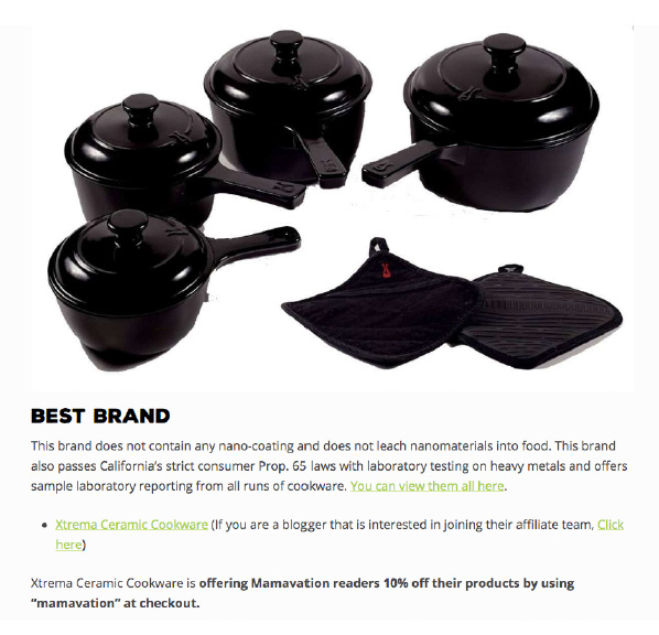 Xtrema Cookware "best brand" writeup
